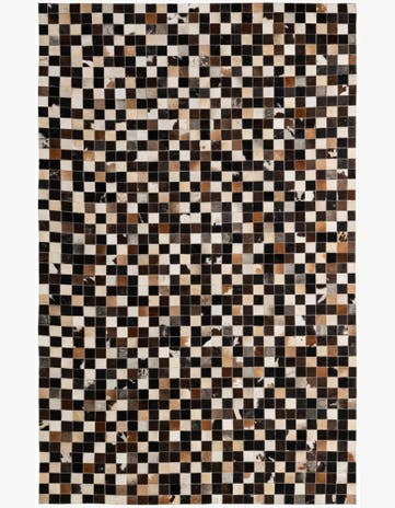 5' x 8' Cowhide - Patchwork Rug