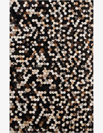 5' 1 x 7' 11 Cowhide - Patchwork Rug