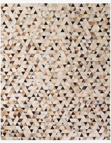 8' x 9' 10 Cowhide - Patchwork Rug