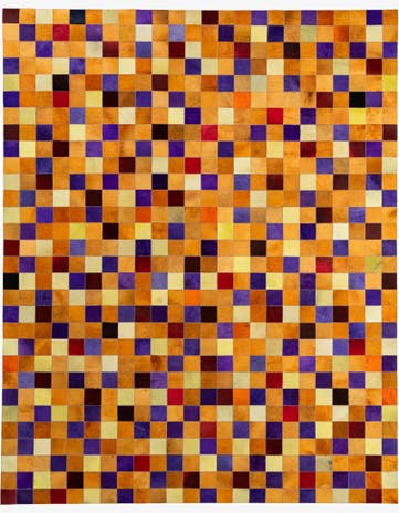 8' x 9' 11 Cowhide - Patchwork Rug