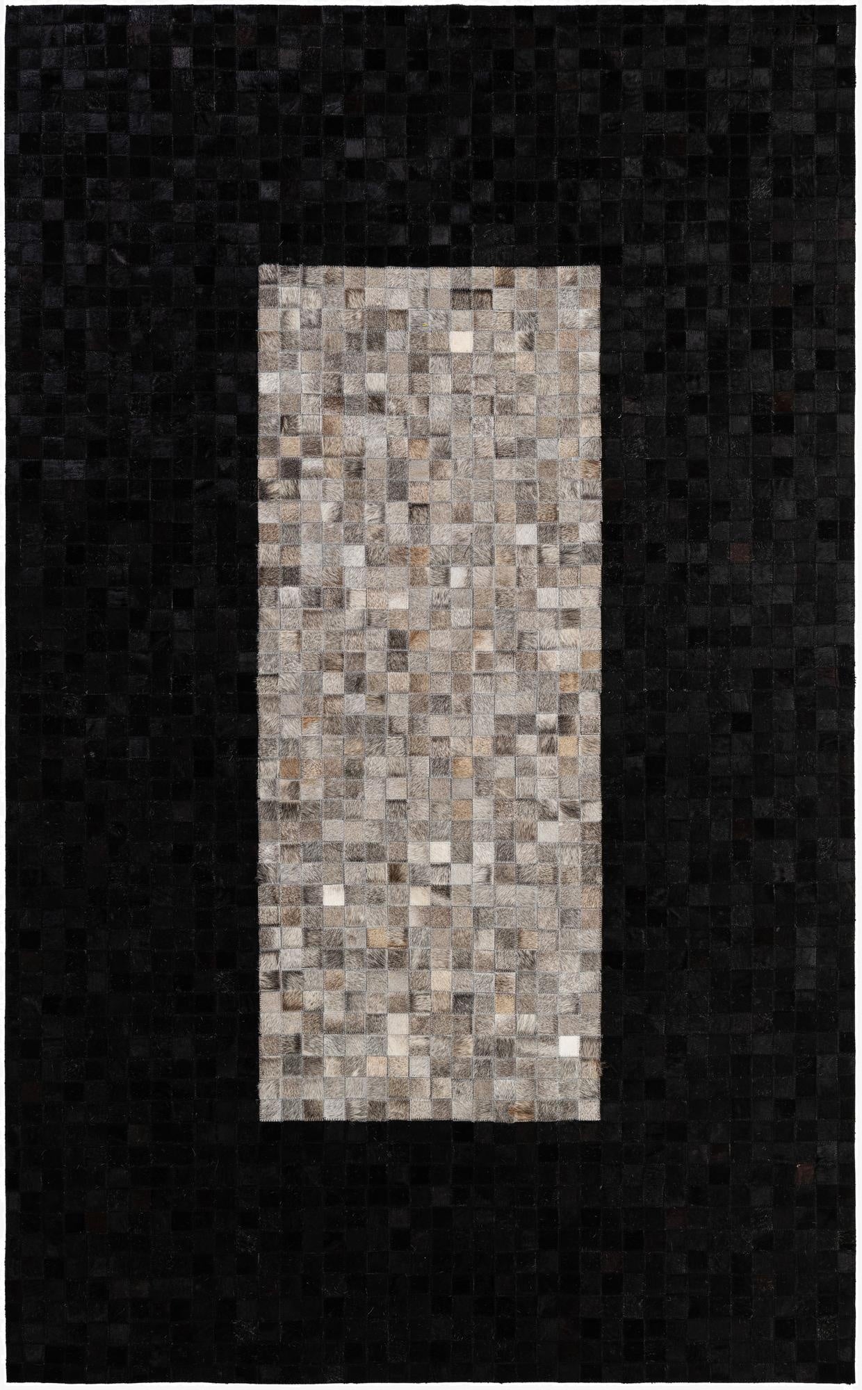 5' x 8' 1 Cowhide - Patchwork Rug