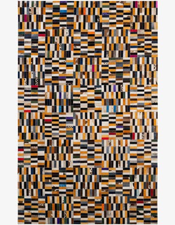 4' 11 x 7' 11 Cowhide - Patchwork Rug