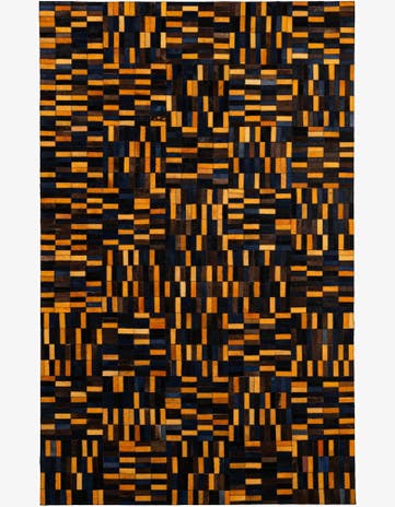 5' x 7' 11 Cowhide - Patchwork Rug