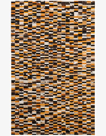 5' x 7' 11 Cowhide - Patchwork Rug