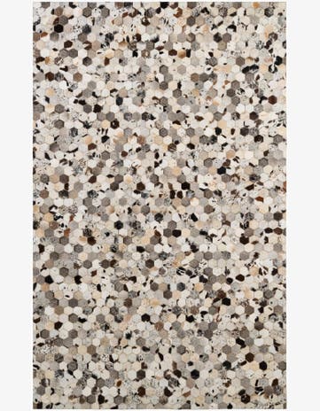 5' x 7' 11 Cowhide - Patchwork Rug