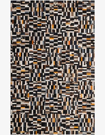 5' x 8' Cowhide - Patchwork Rug