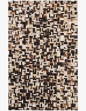 5' x 7' 11 Cowhide - Patchwork Rug