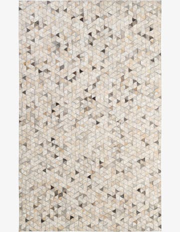 5' x 8' Cowhide - Patchwork Rug