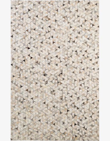 5' 2 x 8' Cowhide - Patchwork Rug