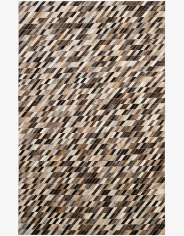 5' 1 x 7' 11 Cowhide - Patchwork Rug