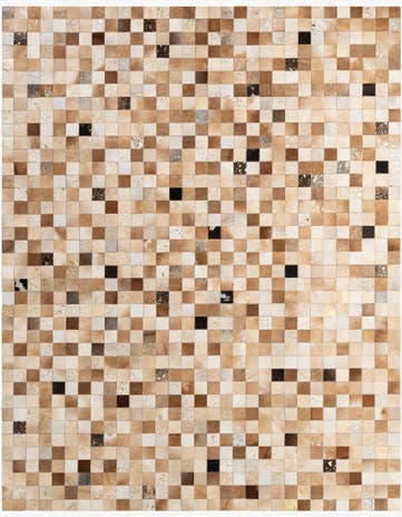 7' 11 x 9' 11 Cowhide - Patchwork Rug