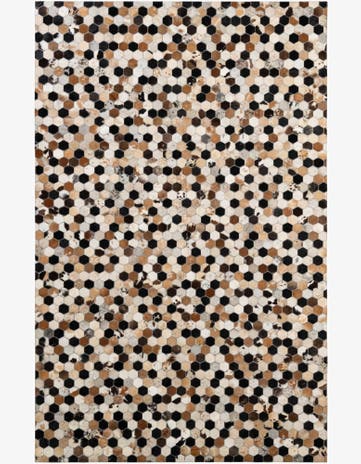 5' 1 x 7' 11 Cowhide - Patchwork Rug