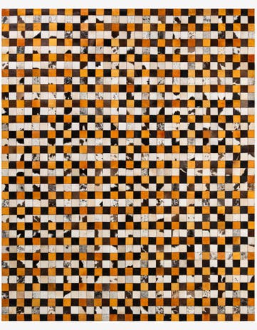 8' 1 x 9' 11 Cowhide - Patchwork Rug