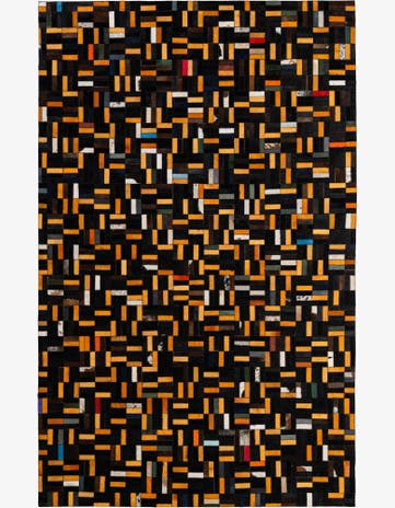 5' x 8' Cowhide - Patchwork Rug