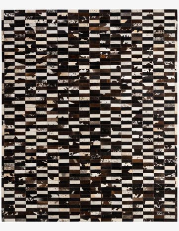 8' 3 x 9' 11 Cowhide - Patchwork Rug