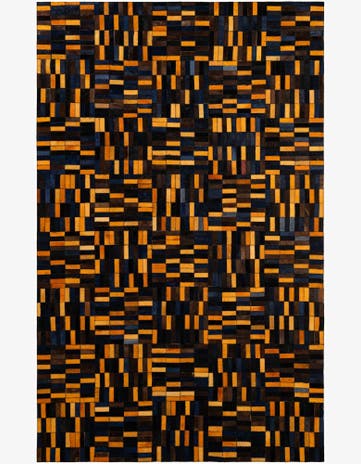 4' 11 x 7' 11 Cowhide - Patchwork Rug