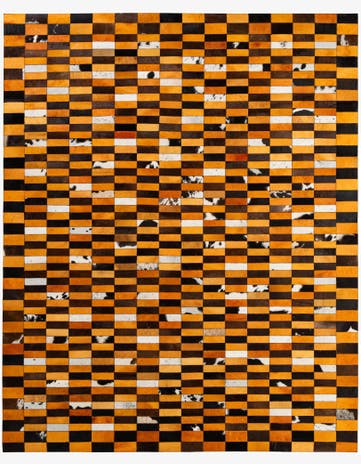 8' x 9' 10 Cowhide - Patchwork Rug