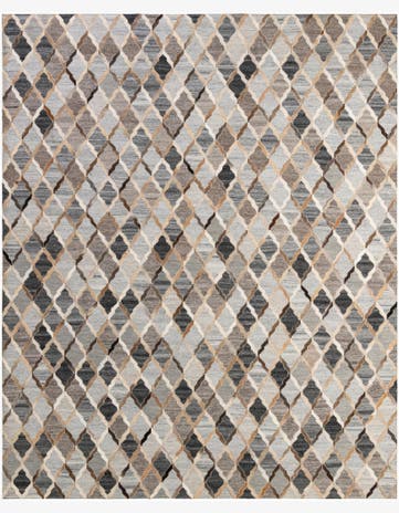 8' 1 x 9' 10 Cowhide - Patchwork Rug