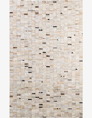 4' 11 x 7' 11 Cowhide - Patchwork Rug