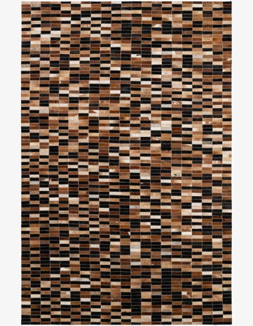 5' 3 x 7' 11 Cowhide - Patchwork Rug