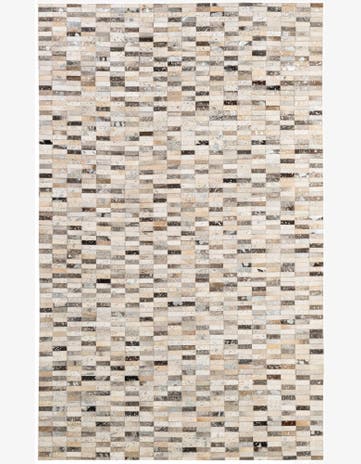 5' 1 x 7' 11 Cowhide - Patchwork Rug