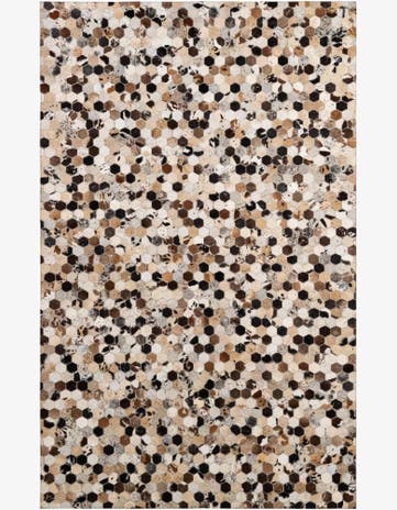 5' x 7' 11 Cowhide - Patchwork Rug