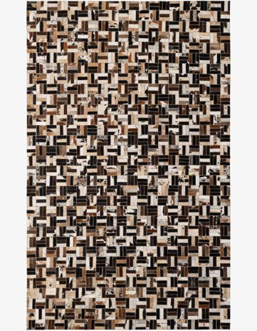 5' x 7' 11 Cowhide - Patchwork Rug