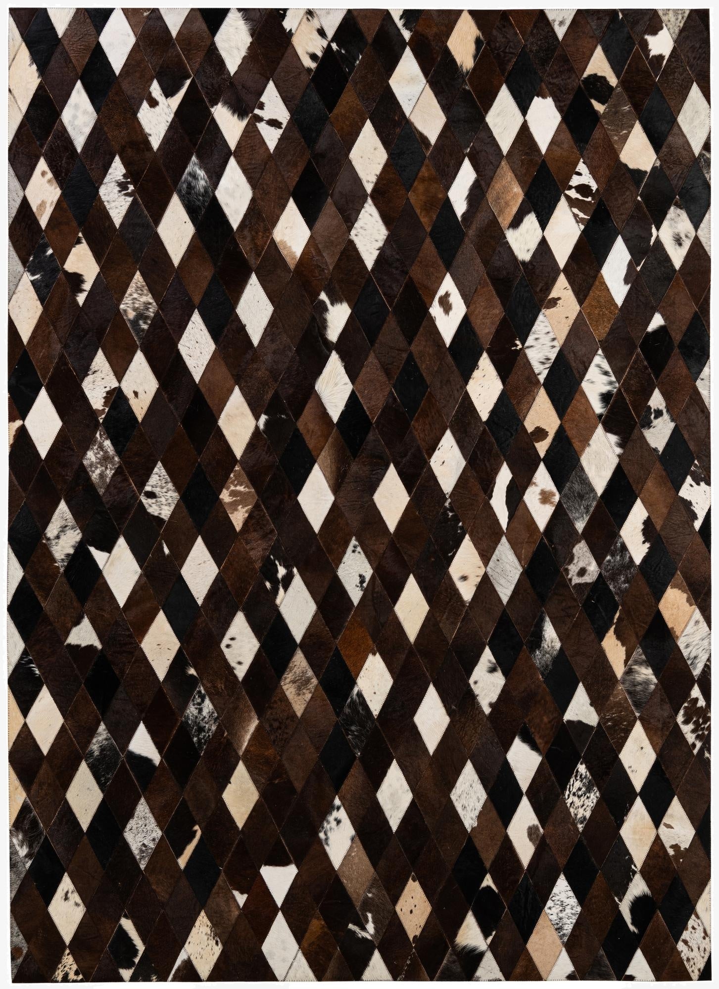 5' 9 x 8' Cowhide - Patchwork Rug