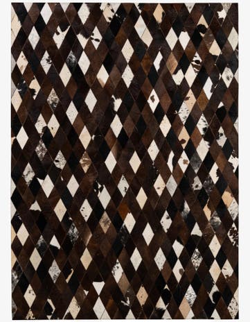 5' 9 x 8' Cowhide - Patchwork Rug