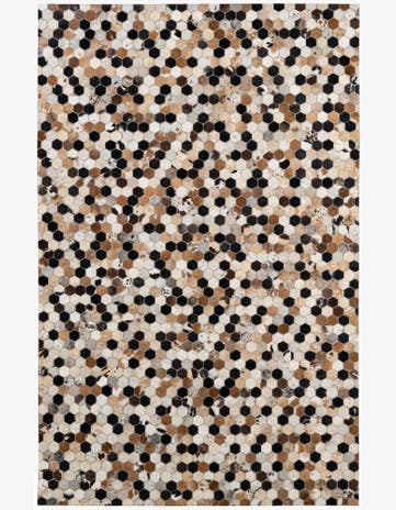 5' 1 x 7' 11 Cowhide - Patchwork Rug