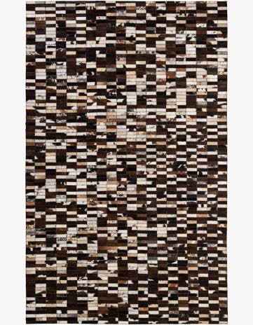 5' x 7' 11 Cowhide - Patchwork Rug