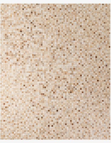 8' 1 x 9' 11 Cowhide - Patchwork Rug