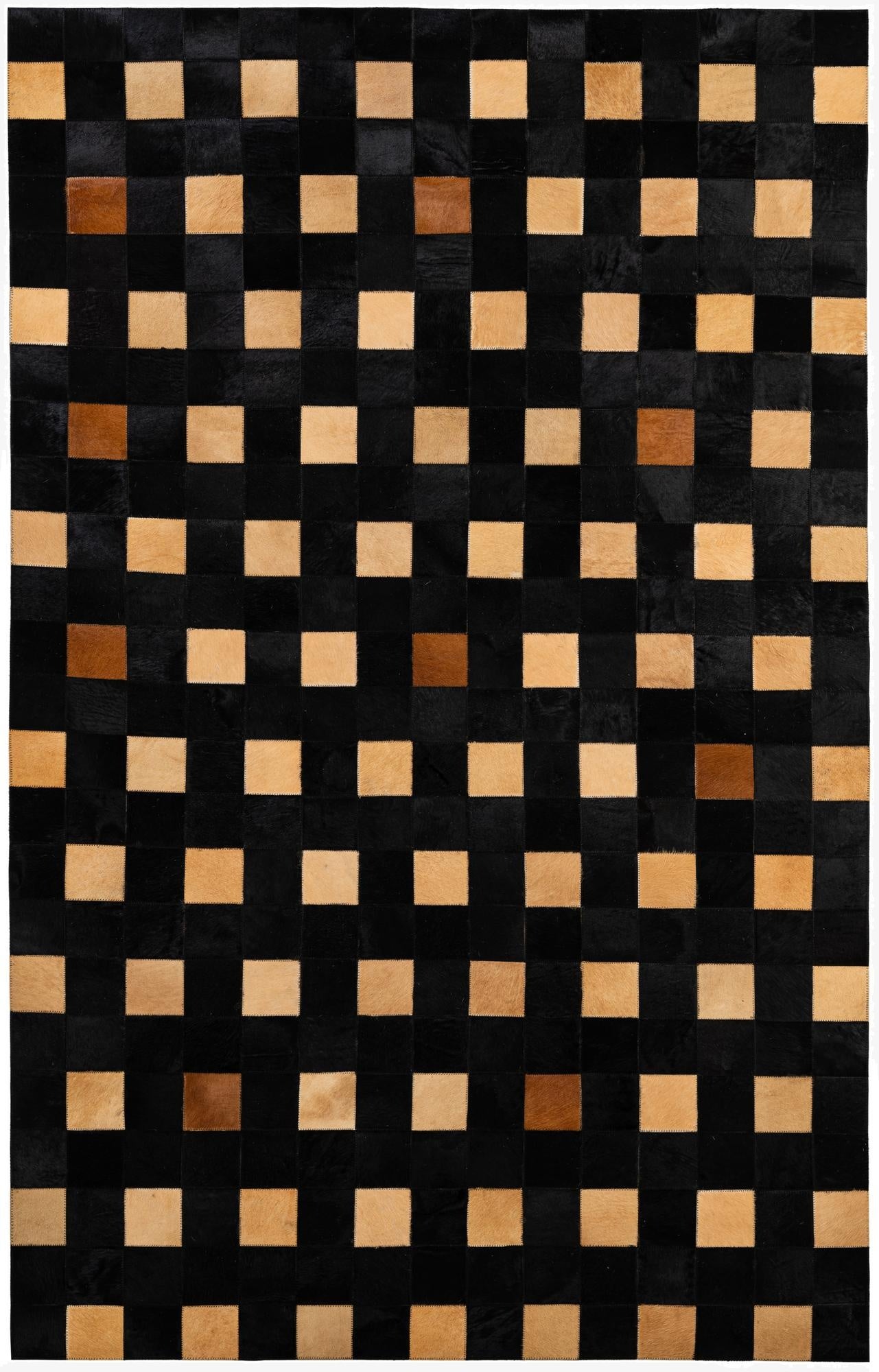5' x 7' 10 Cowhide - Patchwork Rug