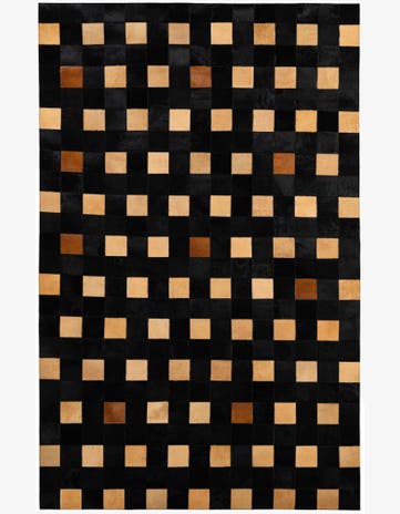 5' x 7' 10 Cowhide - Patchwork Rug