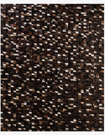 7' 11 x 9' 10 Cowhide - Patchwork Rug