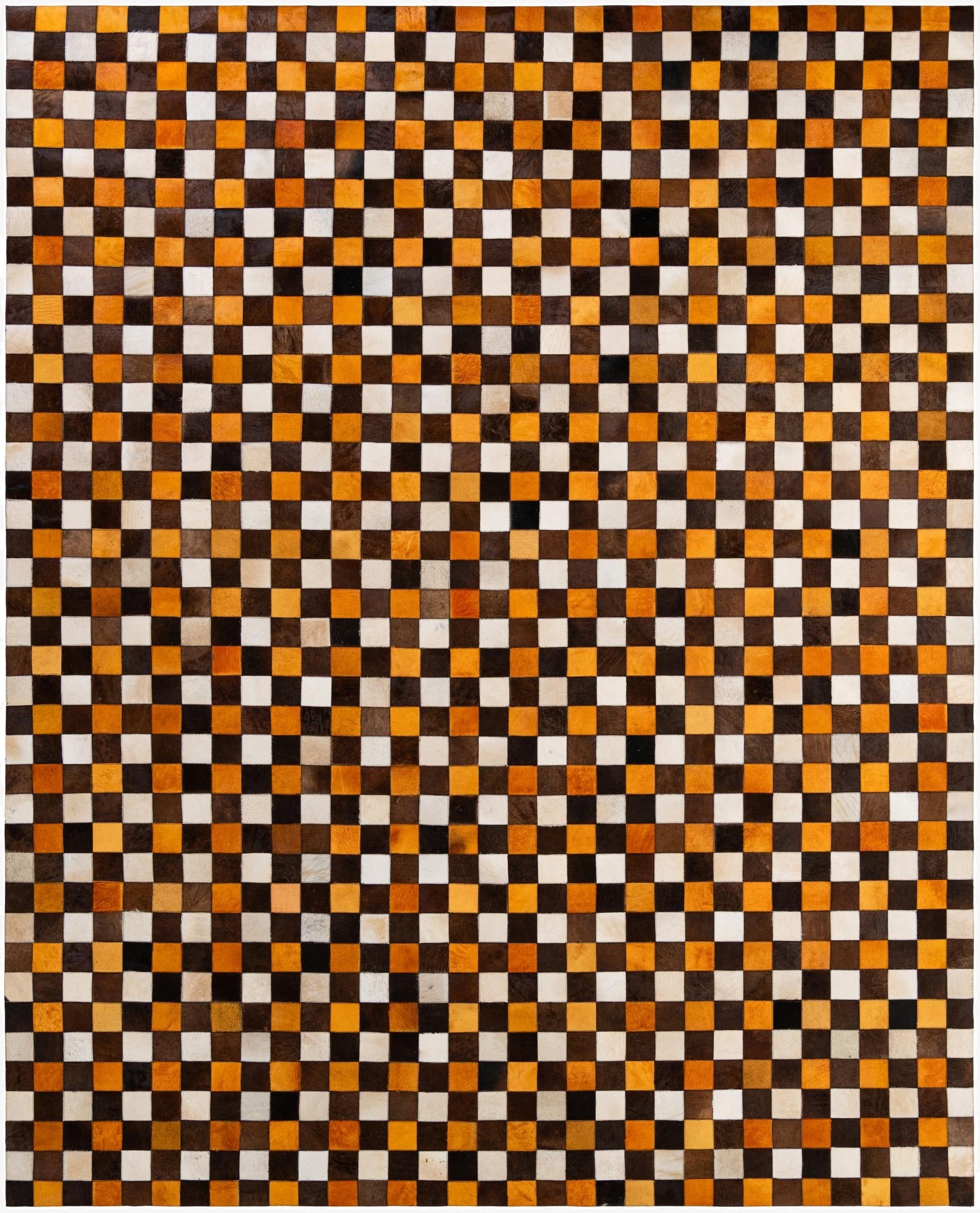 8' 2 x 9' 11 Cowhide - Patchwork Rug