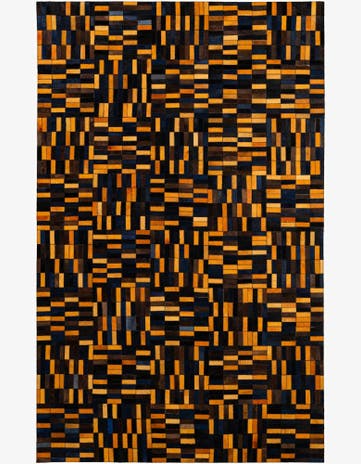 5' x 7' 11 Cowhide - Patchwork Rug