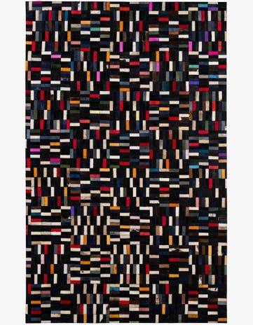 5' 1 x 8' 1 Cowhide - Patchwork Rug