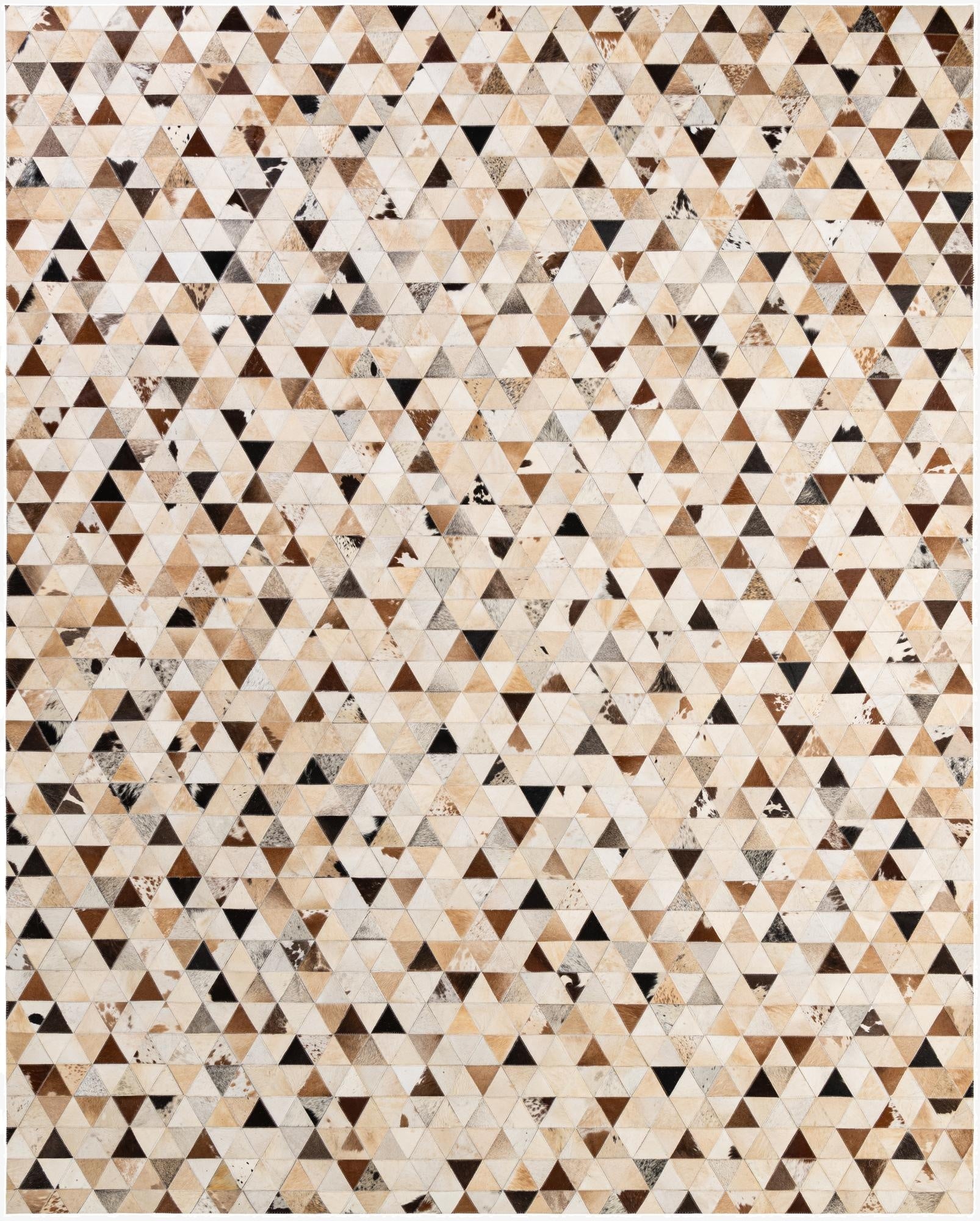 7' 11 x 9' 10 Cowhide - Patchwork Rug