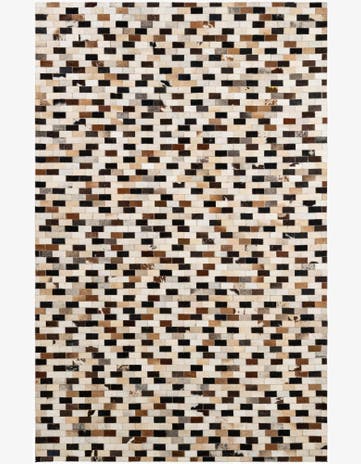 5' 1 x 7' 11 Cowhide - Patchwork Rug