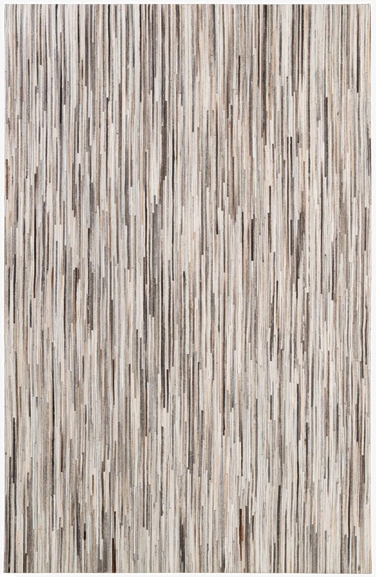 5' 1 x 8' 1 Cowhide - Patchwork Rug