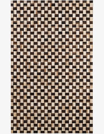 5' x 7' 11 Cowhide - Patchwork Rug