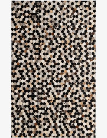 5' x 7' 11 Cowhide - Patchwork Rug