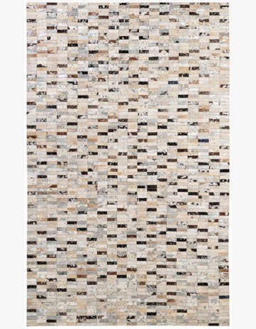 5' x 7' 11 Cowhide - Patchwork Rug