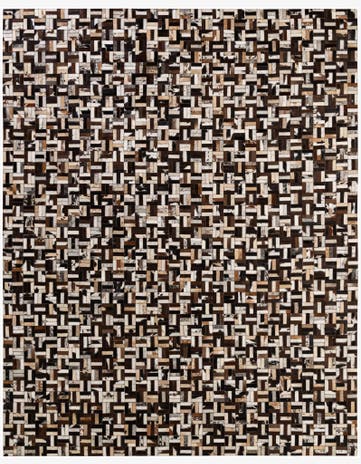8' x 10' 1 Cowhide - Patchwork Rug