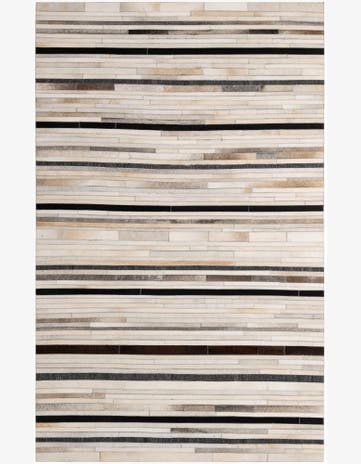 5' 2 x 8' 1 Cowhide - Patchwork Rug
