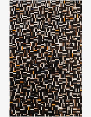 5' x 8' Cowhide - Patchwork Rug