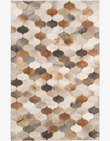 5' x 8' Cowhide - Patchwork Rug