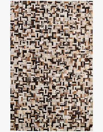5' x 7' 11 Cowhide - Patchwork Rug