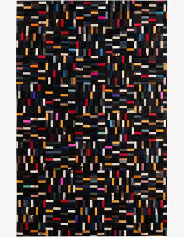 5' 1 x 7' 11 Cowhide - Patchwork Rug